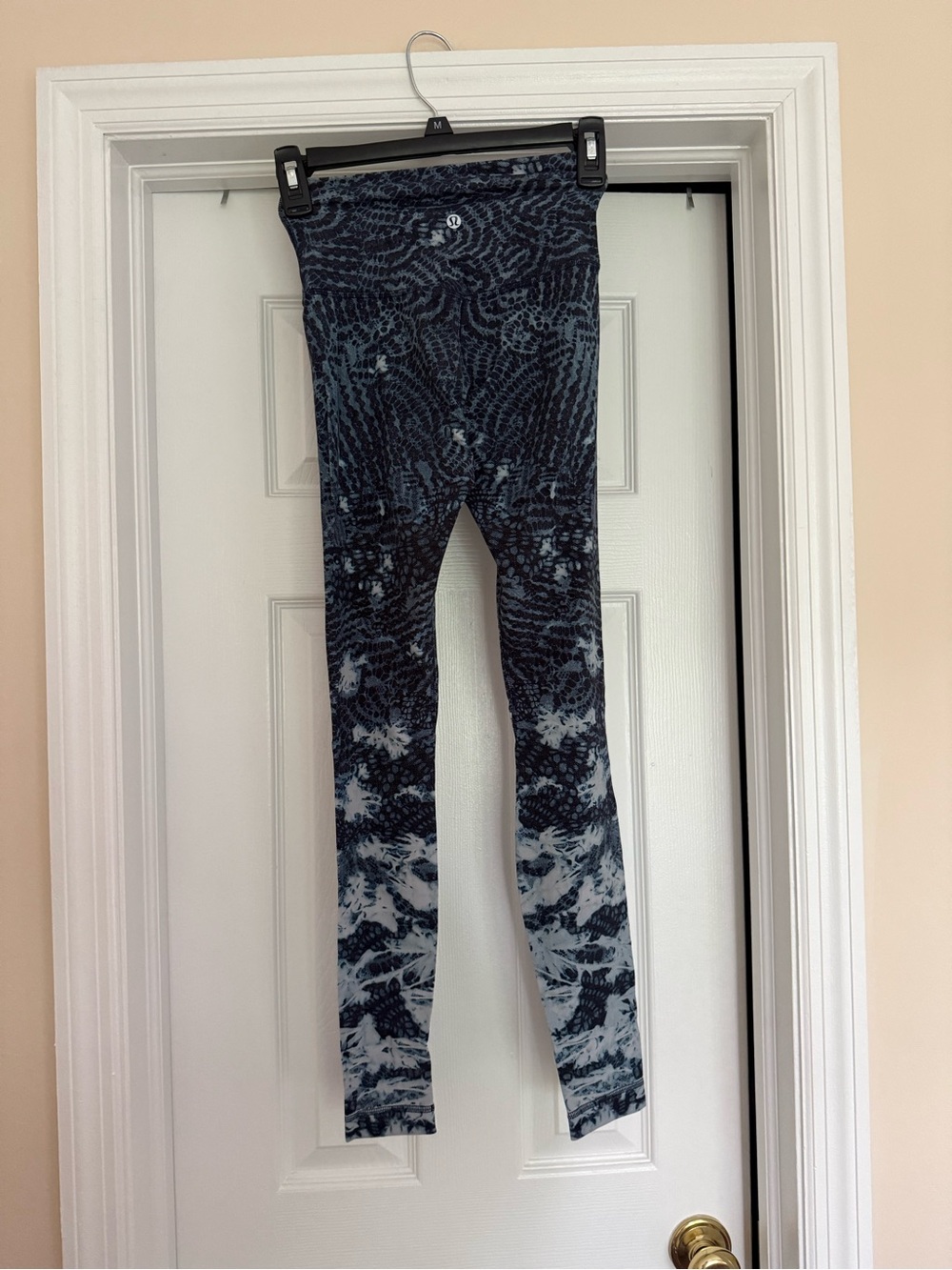 Lululemon High-Rise Blue Patterned Leggings
